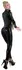 LateX Premium Latex Catsuit Black XL with Dual Zippers, Stand-Up Collar