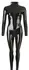 LateX Catsuit Black S - Full-Body Latex Suit with Dual Zippers
