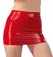 LateX Mini Skirt Red L - Shiny Latex, Figure-Hugging Design