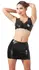 Cottelli Collection Latex Mini Skirt Black S - Sleek Shiny Finish