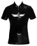 Black Level Vinyl Polo Shirt XL - Shiny Slim-Fit, Press Studs, Black