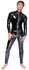 Black Level Vinyl Jumpsuit L - Shiny 4-Way Stretch Bodysuit