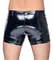 Black Level Vinyl Pants RV 2XL - Shiny Stretch Trousers with Zipper