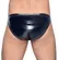 Black Level Vinyl Briefs XL - Shiny 4-Way Stretch Black Underwear