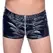 Black Level Vinyl Pants RV L - Shiny Black with Front Zip, Size L