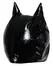 Black Level Vinyl Cat Mask S-L - Shiny Black Cat-Inspired Headwear