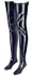 Black Level Vinyl Bed Boots M/L - Shiny Stretch Comfort Fit