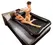 You2Toys Vinyl Protective Sheet with Inflatable Border 140x200 cm Black
