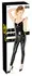 Black Level Vinyl Jumpsuit 3-Way Zip S - Adjustable Corset-Style Fit