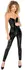 Black Level Vinyl Jumpsuit 3-Way Zip S - Adjustable Corset-Style Fit