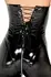 Black Level Vinyl Jumpsuit 3-Way Zip S - Adjustable Corset-Style Fit