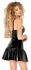 Black Level Vinyl Flared Dress 2XL - Glossy Black, Adjustable Straps