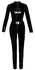 Black Level Vinyl Long Sleeve Jumpsuit XL, Shiny Black Finish