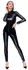 Black Level Vinyl Jumpsuit Long Sleeve Glossy Black S