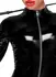 Noir Handmade Jumpsuit Zip XL - Black Shiny Full-Length Suit