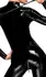 Noir Handmade Jumpsuit Zip L - Shiny Polymer Finish, Long Sleeves