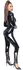 Black Level Vinyl Jumpsuit 2XL - Shiny Black, Long-Sleeve, Zipper System