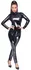 Black Level Vinyl Jumpsuit Black M - Full Body Suit with Dual Zippers