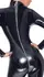 Black Level Vinyl Jumpsuit Black M - Full Body Suit with Dual Zippers