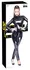 Black Level Vinyl Jumpsuit S - Glossy Long Sleeve Bodysuit with Zippers