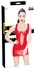 Black Level Vinyl Dress Red L - Shiny Sleeveless Fitted Design