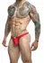 Justin+Simon Classic Tanga Men’s Underwear Soft Breathable Black M
