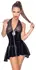 Black Level Vinyl Dress Powernet 2XL - Shiny Black Flared Design