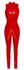 Black Level Red Vinyl Jumpsuit M - Shiny Sleeveless Bodysuit