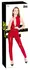 Black Level Red Vinyl Jumpsuit S - Shiny Sleeveless One-Piece