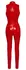 Black Level Red Vinyl Jumpsuit S - Shiny Sleeveless One-Piece