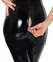 Black Level Shiny Vinyl Jumpsuit S - Sleeveless, 2-Way Zipper, Black