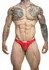 Justin+Simon Classic Tanga Men’s Underwear Soft Breathable Black M