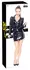 Black Level Vinyl Mini Coat Dress XL - Shiny Black, Waist-Emphasizing