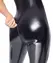 Black Level Vinyl Jumpsuit L - Glossy Zip-Through Bodysuit