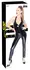 Black Level Vinyl Jumpsuit S - Glossy Sleeveless Bodysuit with 2-Way Zip