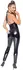 Black Level Vinyl Jumpsuit S - Glossy Sleeveless Bodysuit with 2-Way Zip