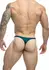Justin+Simon Classic Tanga Men’s Briefs Soft Breathable Black M
