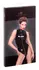 Noir Handmade Black Vinyl Bodysuit L with 2-Way Metal Zip
