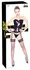 Black Level Vinyl Corset XL - Shiny Strapless Model with Lacing