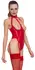 Black Level Vinyl Body Red M - Open Cup Design with Adjustable Straps