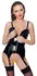 Black Level Vinyl Basque L - Shaping Corset with Adjustable Straps
