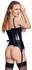 Black Level Vinyl Basque L - Shaping Corset with Adjustable Straps