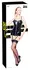 Black Level Vinyl Corsage Extra Long XL Adjustable Full Cups Black