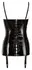 Black Level Vinyl Corsage Extra Long XL Adjustable Full Cups Black