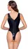 Black Level Vinyl Bodysuit M Open Bust & Crotch, Shiny Finish