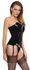 Black Level Vinyl Corset XS - Shiny Shaping Model, Adjustable Straps