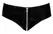 Black Level Vinyl Briefs with Full-Length Zipper XL, Shiny Finish