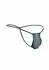 Justin+Simon Classic G-String Bulge Black Minimalist Design