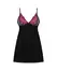 Obsessive Rosenty Elegant Mesh Dress Set M/L Black Floral Design