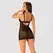 Obsessive OBS Chemise L/XL Satin Bow Multistretch Pink Lace